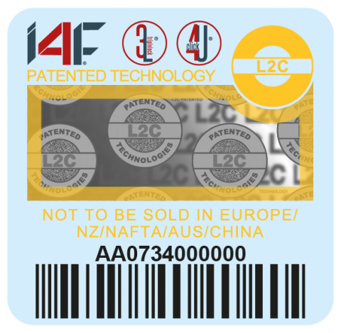 Yellow I4F label